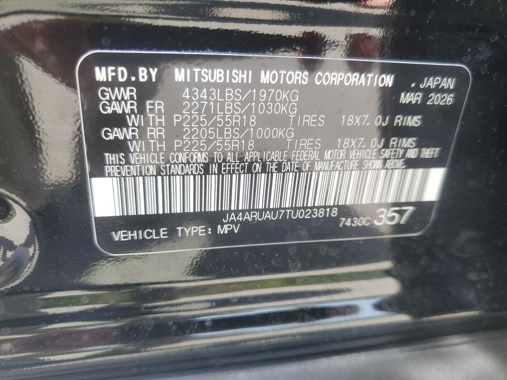 2026 Mitsubishi Outlander Sport 2.0 ES