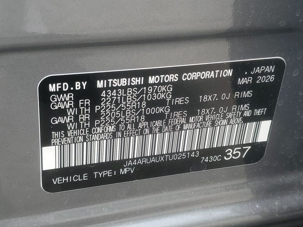 2026 Mitsubishi Outlander Sport 2.0 ES